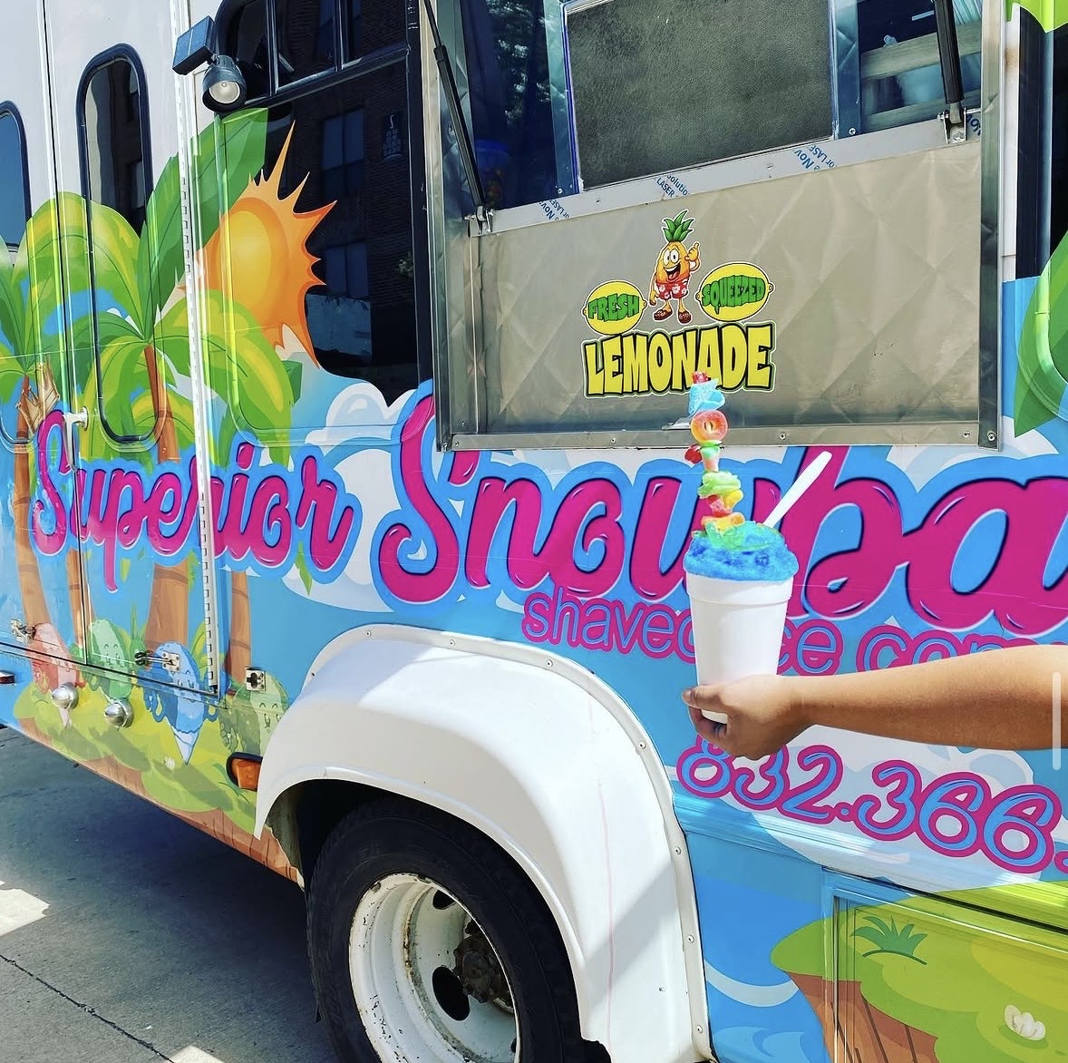 Superior Snowballs shaved ice event